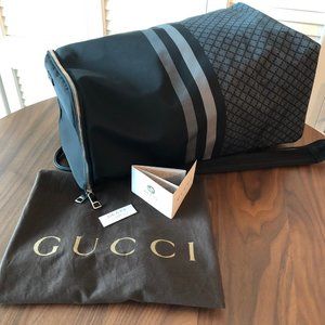 Gucci Diamante Nylon Backpack - Black/Slate Color